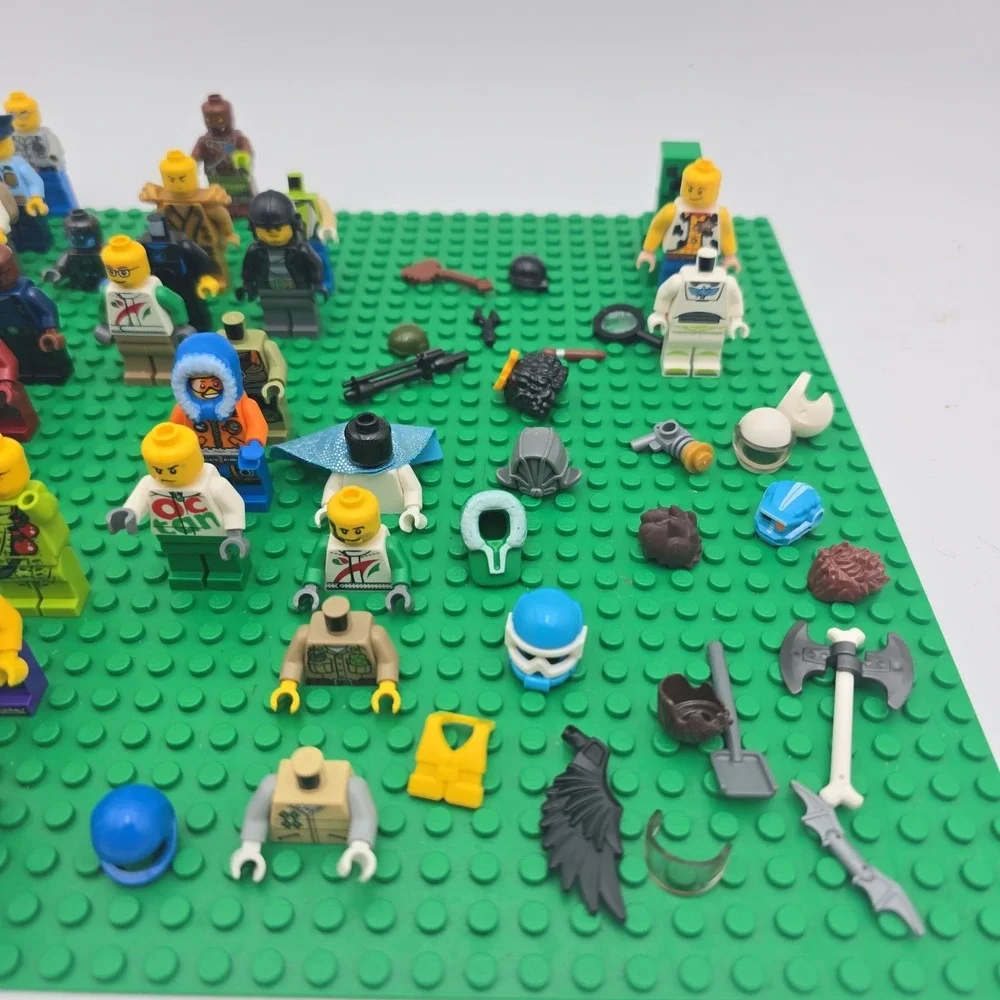 LEGO Minifigure Lot Mixed Figures Parts Accessories City Ninjago Star Wars More